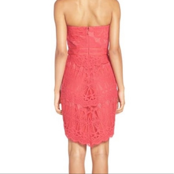 Adelyn Rae Strapless Lace Cocktail Dress - Picture 7 of 7
